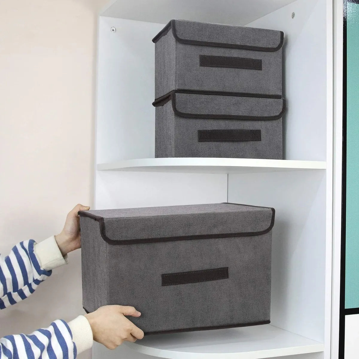 😎📦 Set Cajas Organizadoras Plegables x3 📦😎