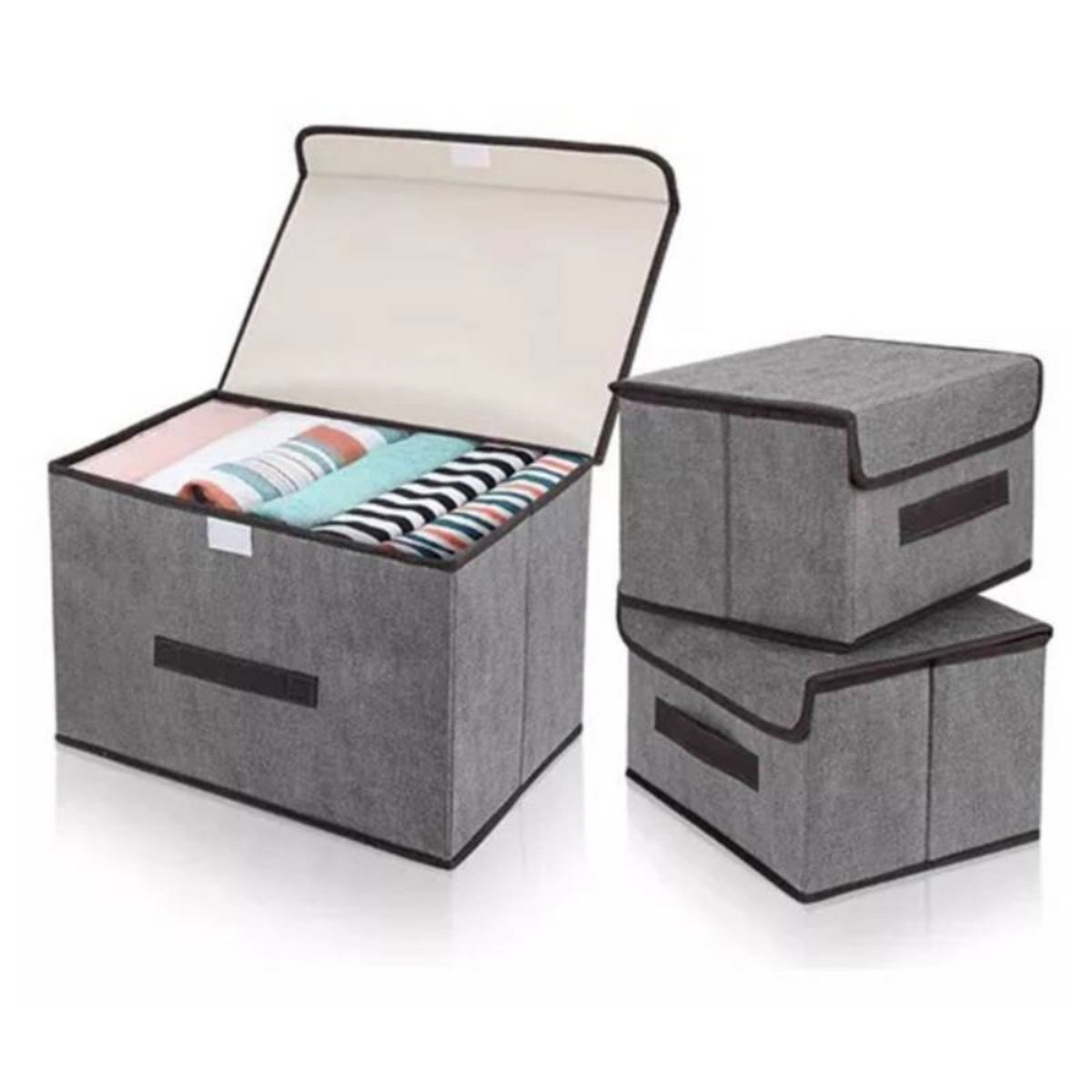 😎📦 Set Cajas Organizadoras Plegables x3 📦😎