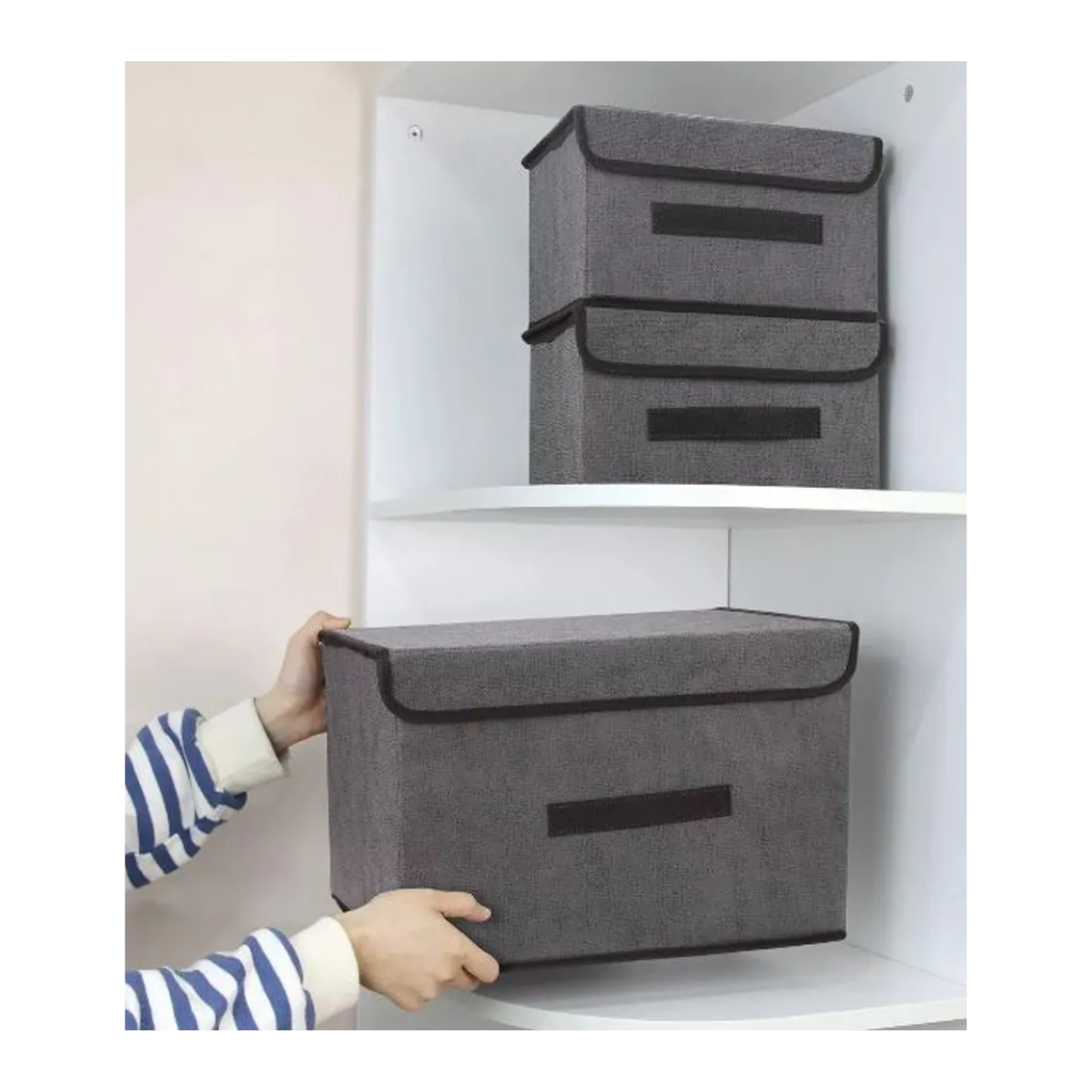 😎📦 Set Cajas Organizadoras Plegables x3 📦😎