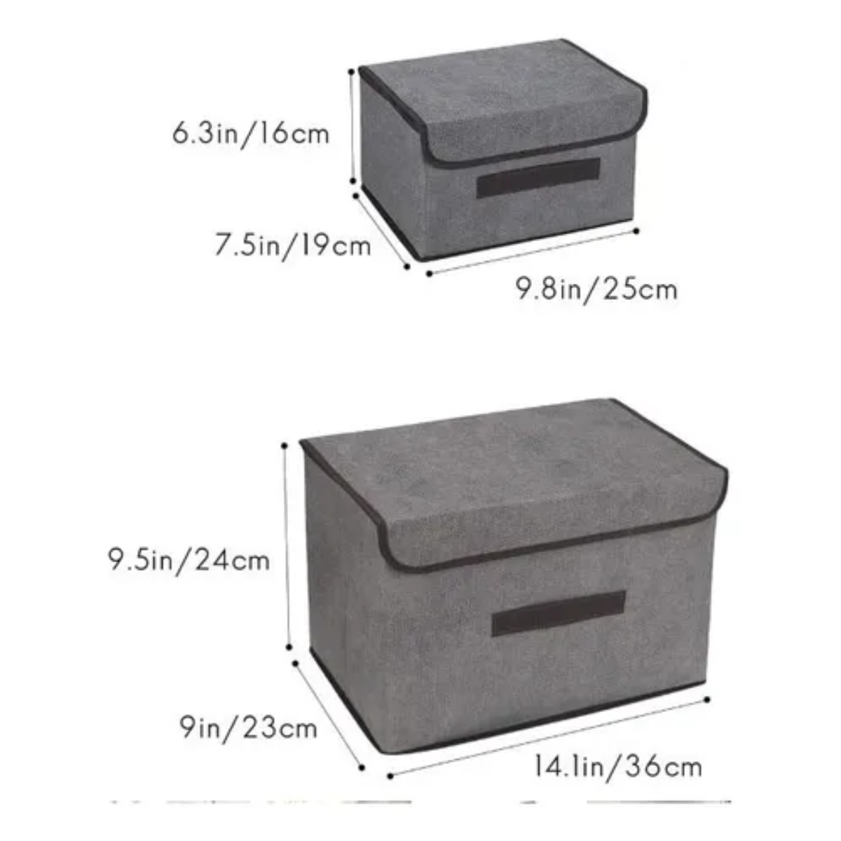 😎📦 Set Cajas Organizadoras Plegables x3 📦😎